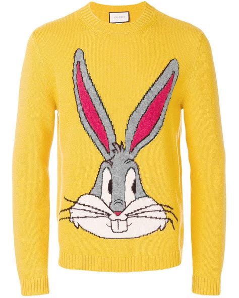 gucci bugs bunny sweater yellow|Gucci Bugs Bunny sale.